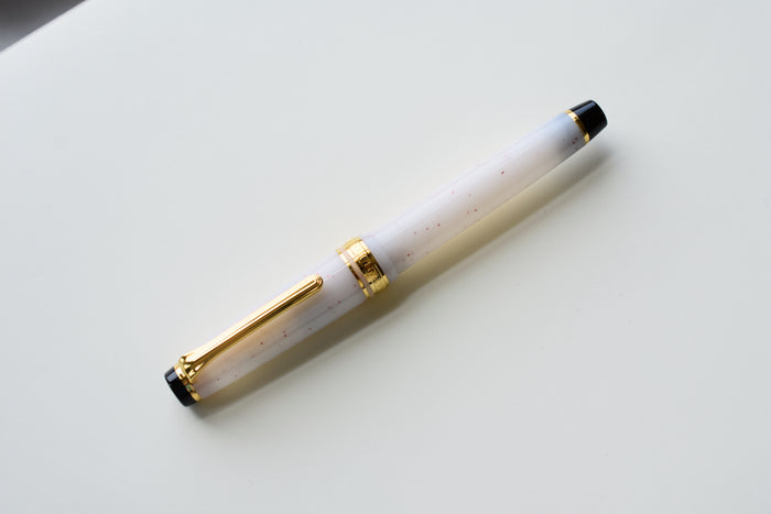 Sailor Pro Gear Slim Four Seasons - Yukitsubaki - White Lamé