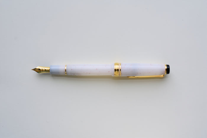 Sailor Pro Gear Slim Four Seasons - Yukitsubaki - White Lamé