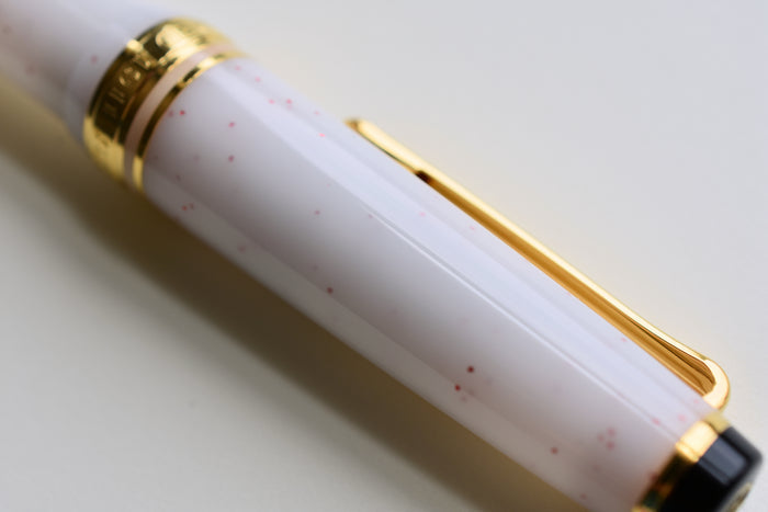 Sailor Pro Gear Slim Four Seasons - Yukitsubaki - White Lamé