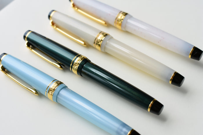 Sailor Pro Gear Slim Four Seasons - Yukitsubaki - White Lamé
