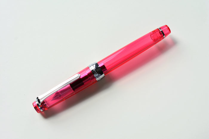 Sailor Pro Gear Slim Transparent - Pink/Silver