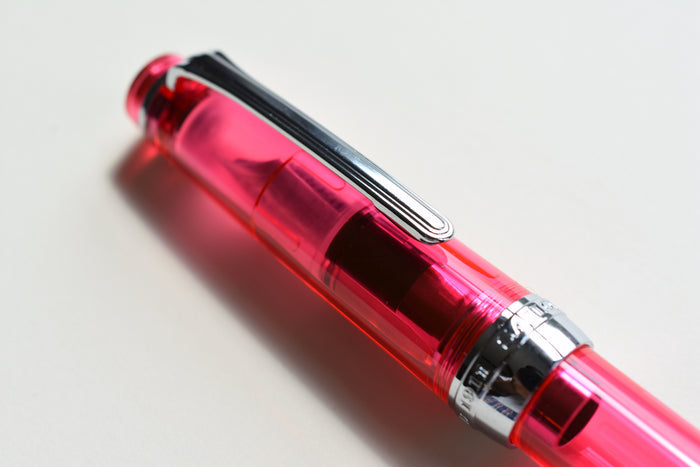 Sailor Pro Gear Slim Transparent - Pink/Silver