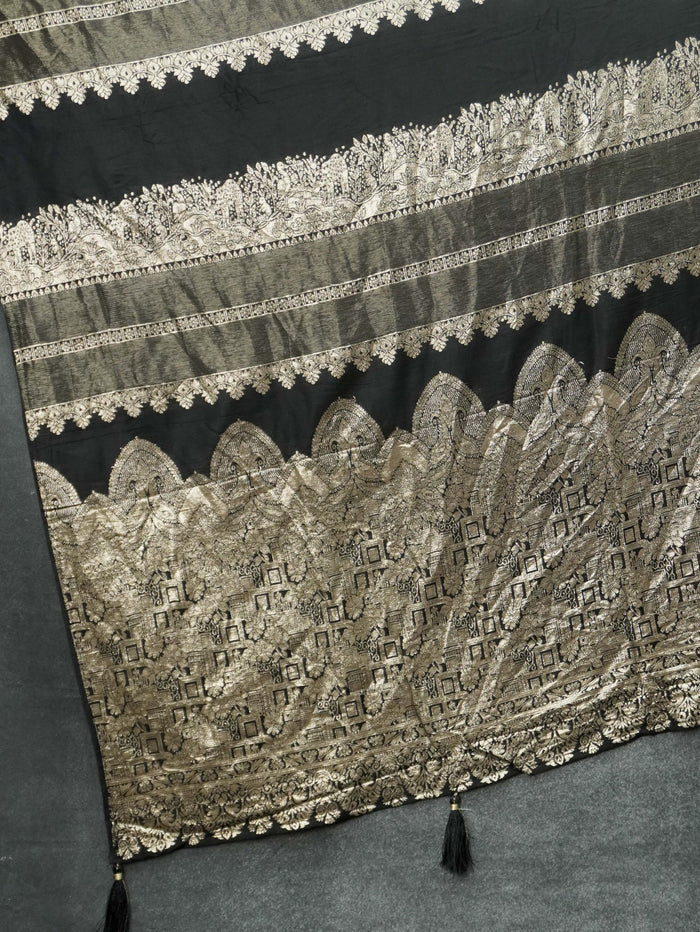 Satin Silk Saree | TTDS3452