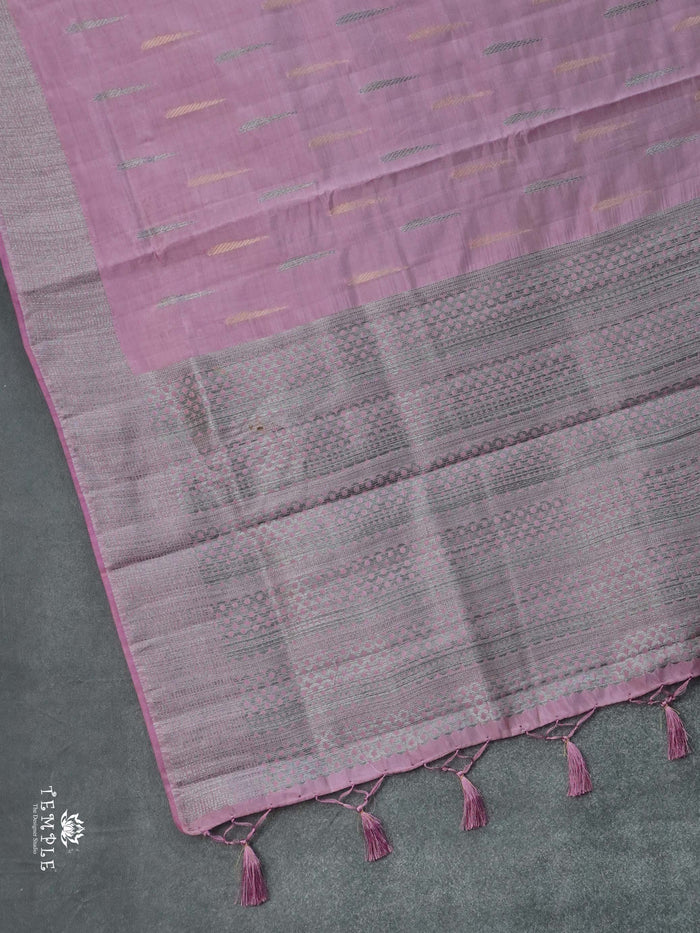 Semi Tussar Silk Saree | TTDS2662.