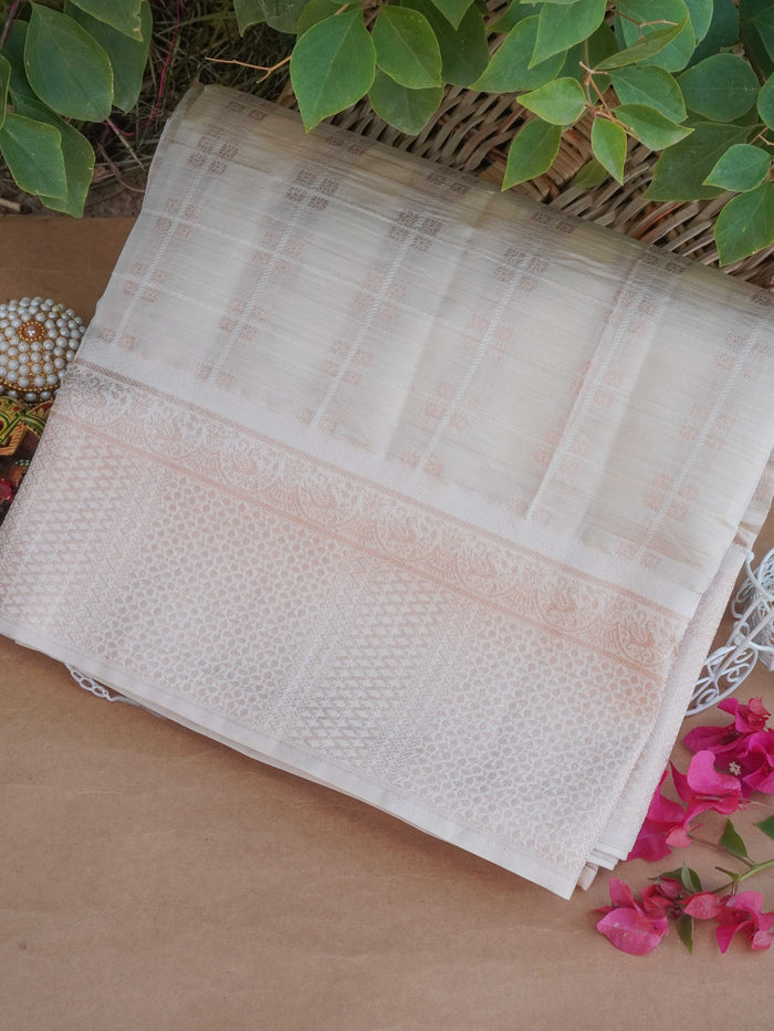 Semi Tussar Silk Saree | TTDS3235