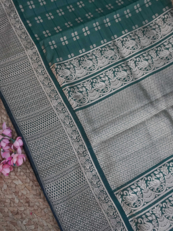 Semi Tussar Silk Saree | TTDS3235