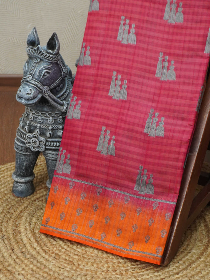Semi Tussar Silk Saree | TTDS3408