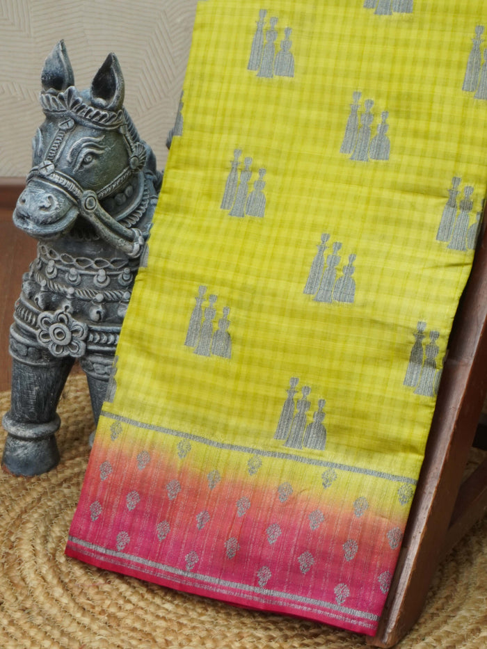 Semi Tussar Silk Saree | TTDS3408