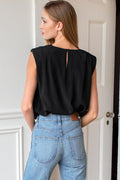 Sleeveless Blouse - Black
