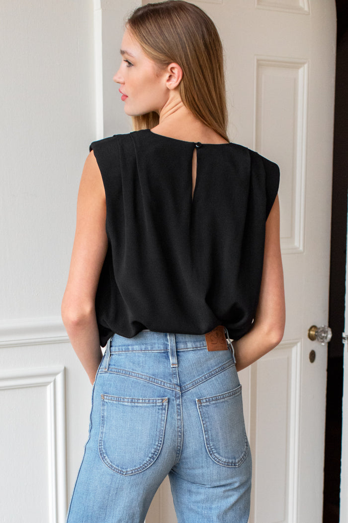 Sleeveless Blouse - Black