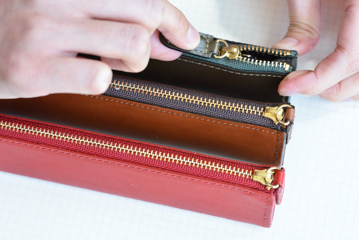 Slip-On Rio Leather Pen Pouch - Small
