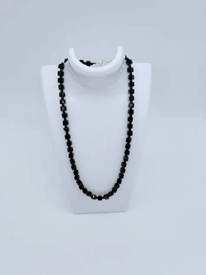 Small Crystal Cube Necklace