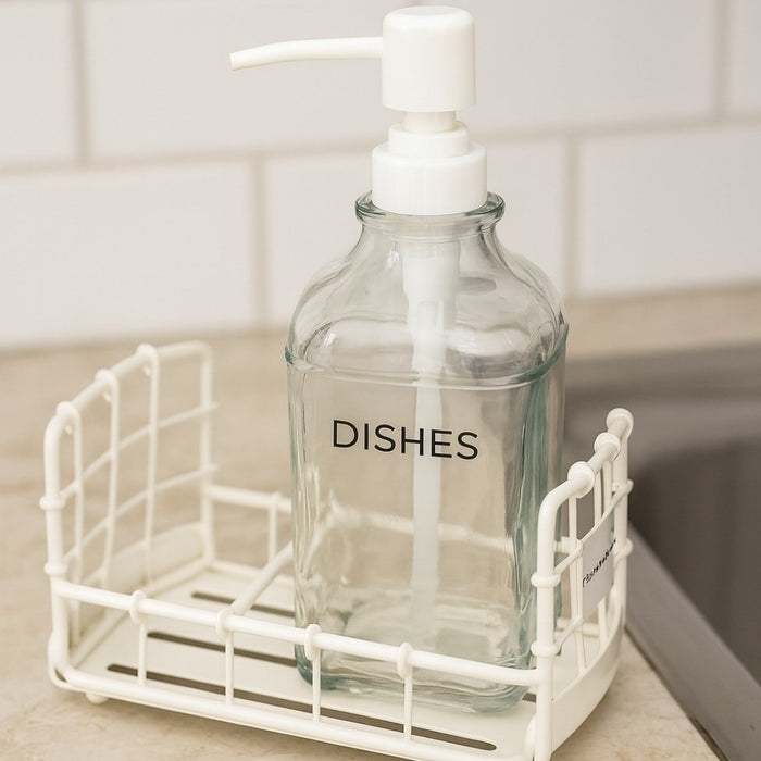 Soap Dispenser With Caddy - 2Pc Set