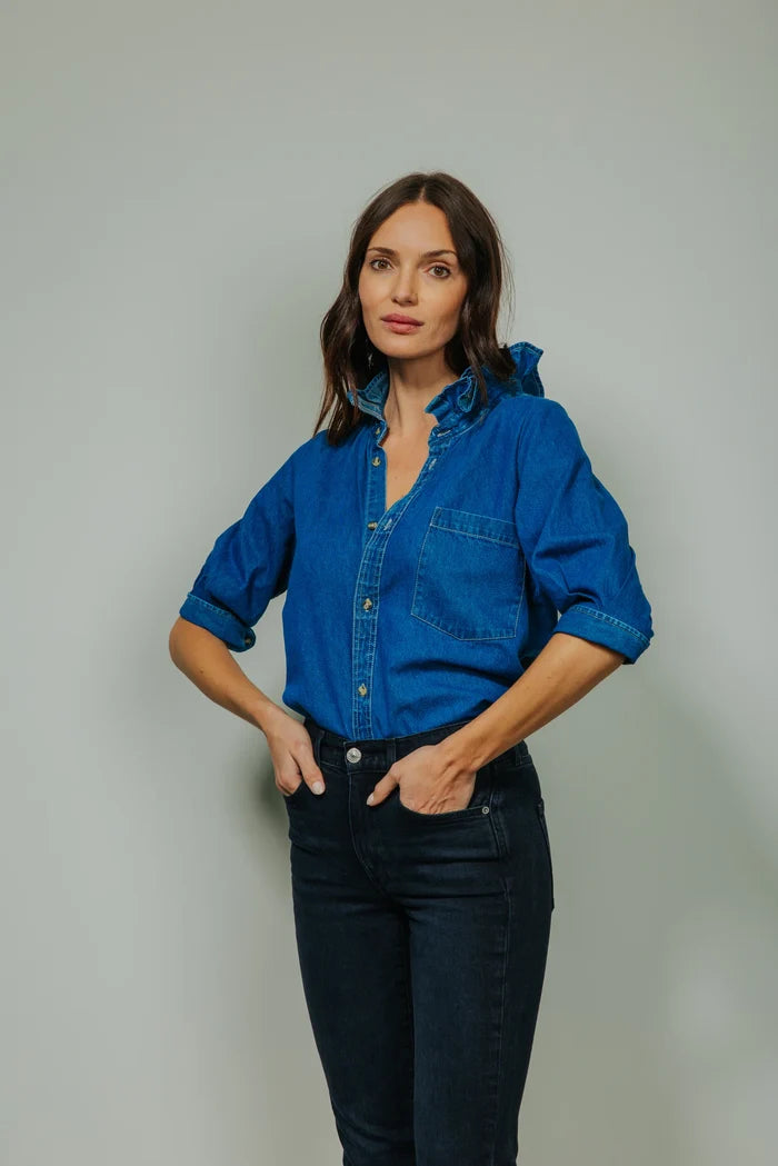 Southern Lover Blouse - Denim