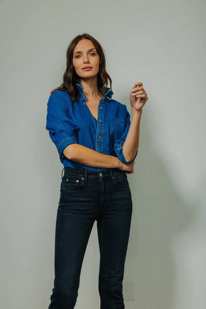 Southern Lover Blouse - Denim