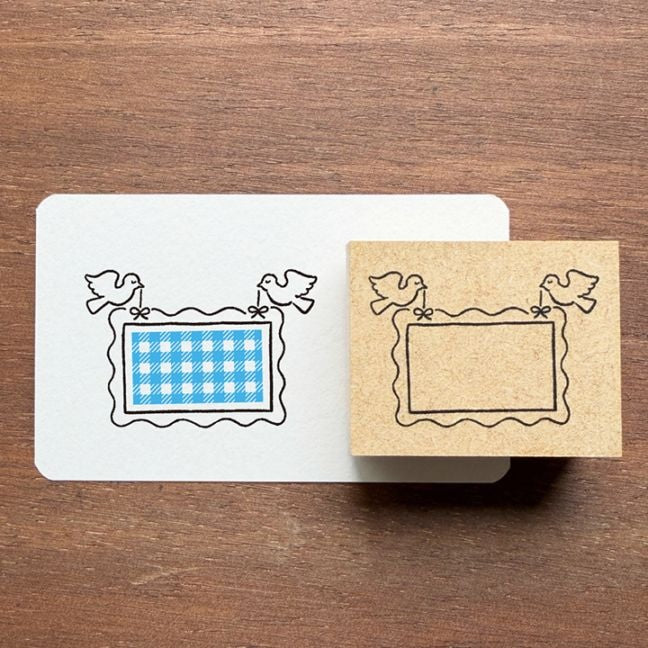 Stamp Marché Labetomo Stamp - Bird Frame