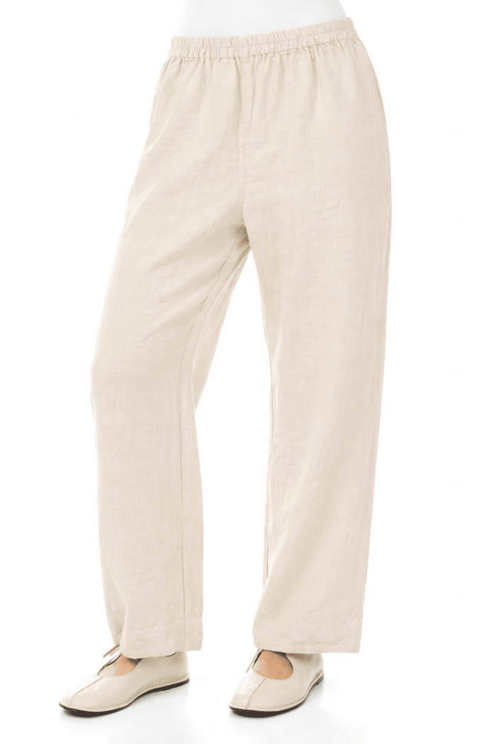 Straight Linen Pant