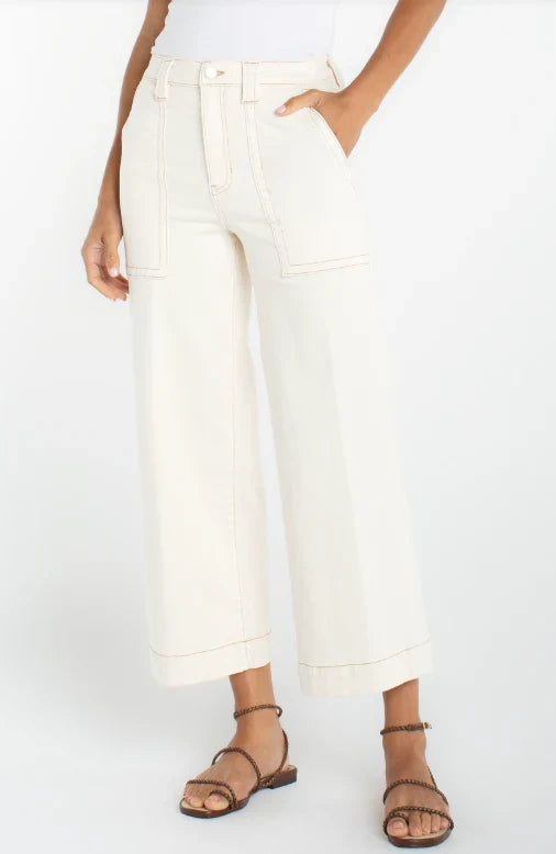 Stride Hi-Rise Wide Leg - Seaside Dunes