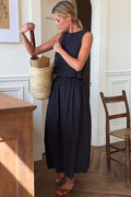 Studio Boxy Top - Midnight Eyelet