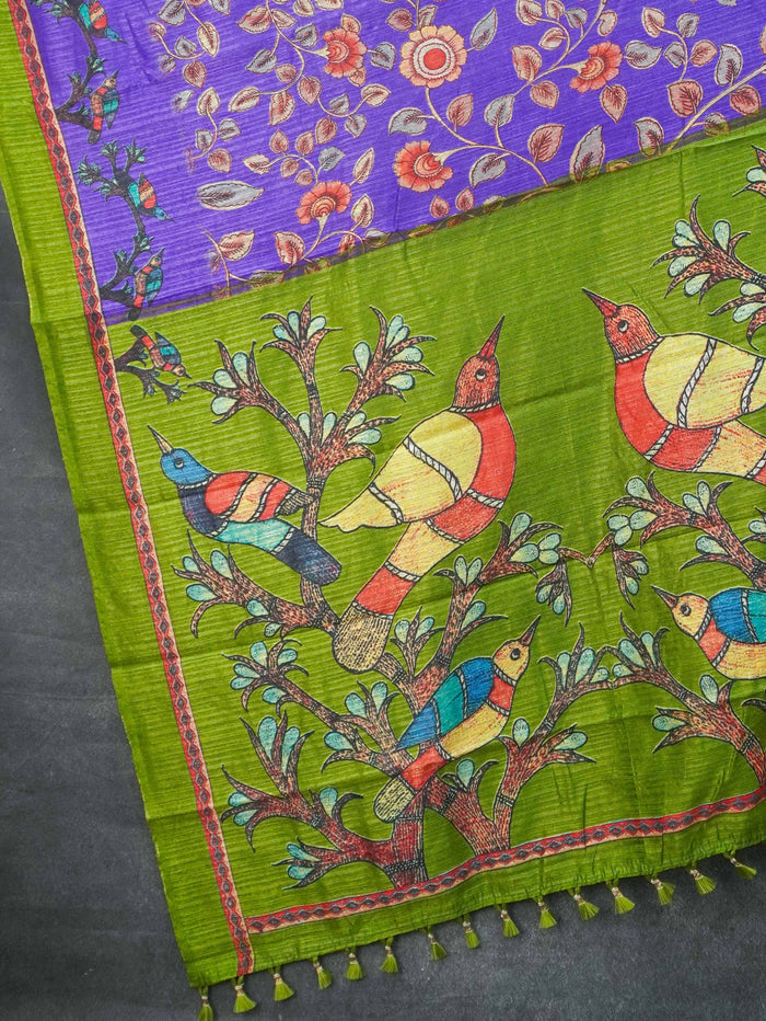 Summer Loom Cotton Saree | TTDS3591
