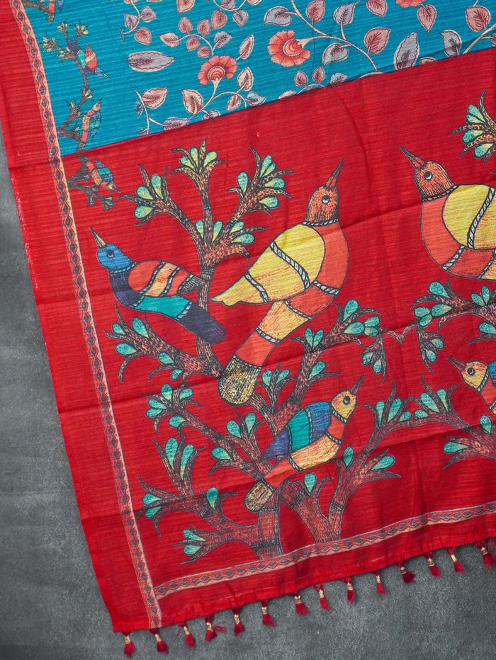 Summer Loom Cotton Saree | TTDS3591