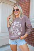 Sunday Funday Mocha Graphic Sweatshirt