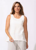 Sunkissed Gauze Seamed Tank