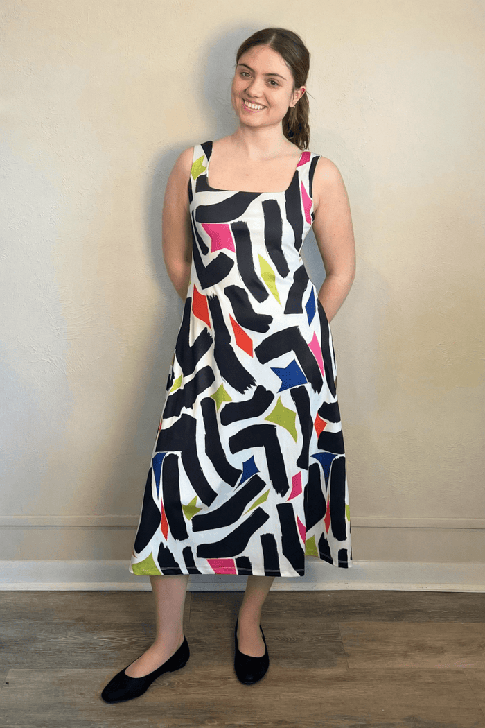 Tenerif Dress - Geo