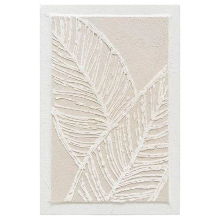 Textured Palm Leaf Earth Tone Painting –  60 x 90cm