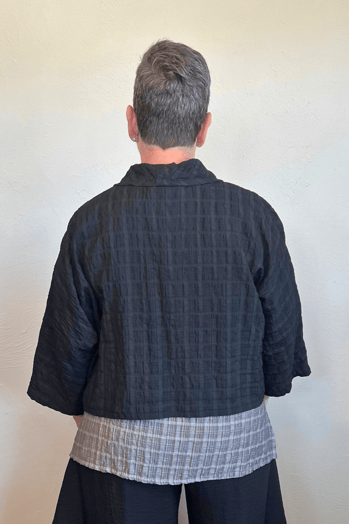 Textured Shrug - Black