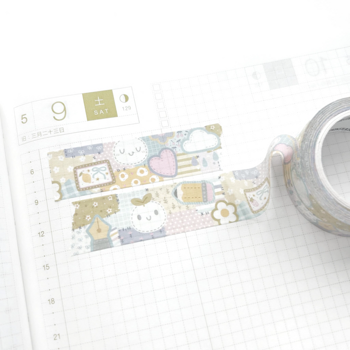 TheCoffeeMonsterzCo Patchwork: Funky Spring Washi Tape - 18mm
