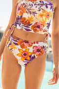 Tide Ready Purple Multi Bikini Bottom FINAL SALE