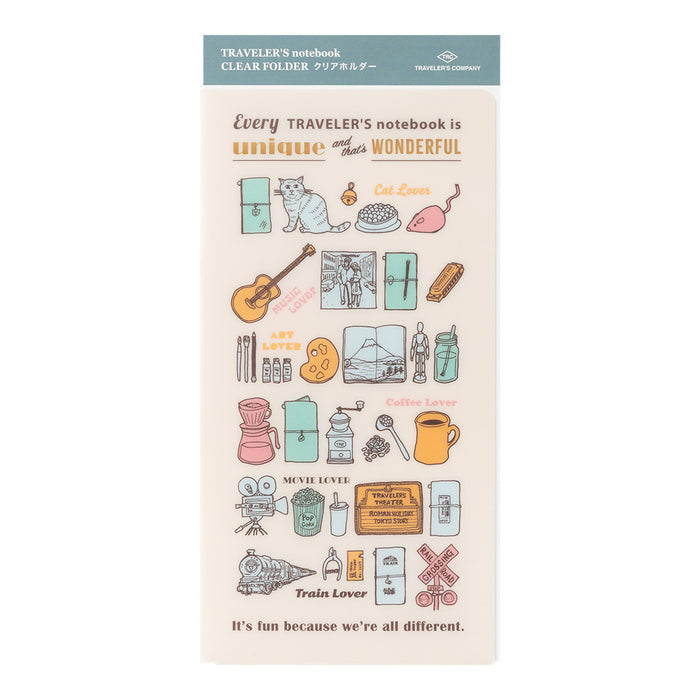 Traveler's 2027 Clear Folder - Regular Size