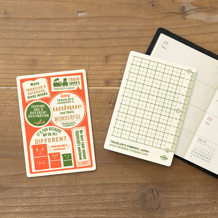 Traveler's 2027 Plastic Sheet - Passport Size