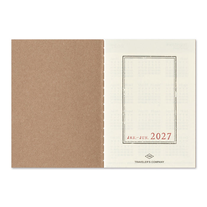 Traveler's 2027 Weekly Diary - Passport Size