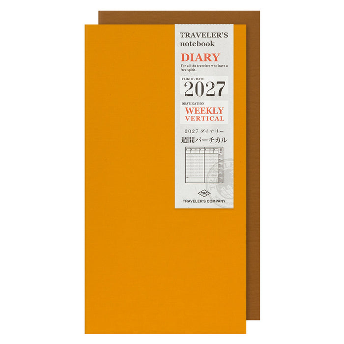 Traveler's 2027 Weekly Vertical Diary - Regular Size
