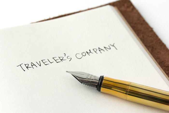 TRAVELER'S Brass Fountain Pen Replace Nib