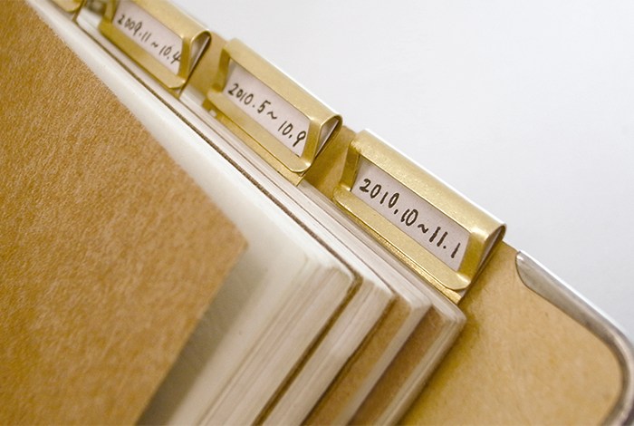 TRAVELER'S Brass Index Clips