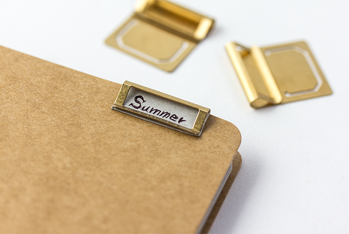 TRAVELER'S Brass Index Clips