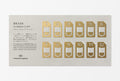 TRAVELER'S Brass Number Clips