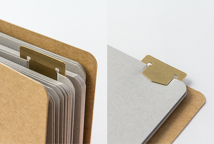 TRAVELER'S Brass Template Bookmark - Number