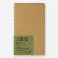 TRAVELER'S Company - Spiral Ring Notebook - Blank DW Kraft Paper - A5 Slim