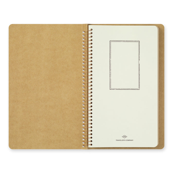 TRAVELER'S Company - Spiral Ring Notebook - Blank DW Kraft Paper - A5 Slim