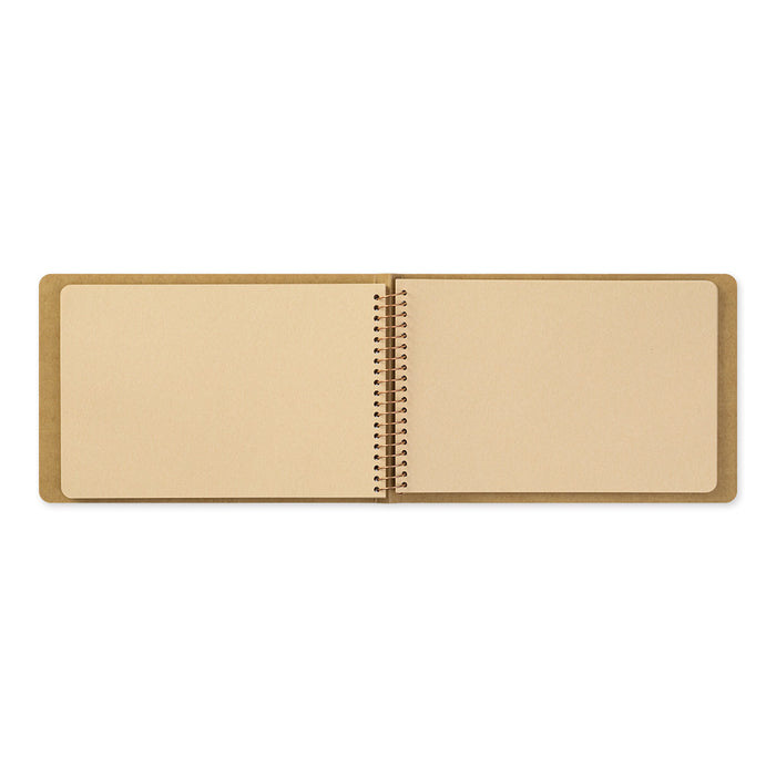 TRAVELER'S Company - Spiral Ring Notebook - Blank DW Kraft Paper - B6