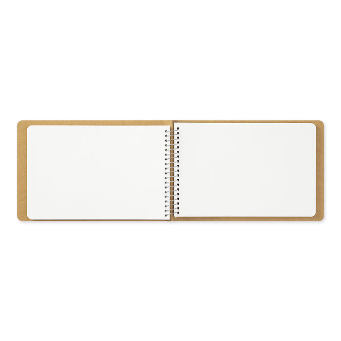 TRAVELER'S Company - Spiral Ring Notebook - Blank MD Paper White - B6