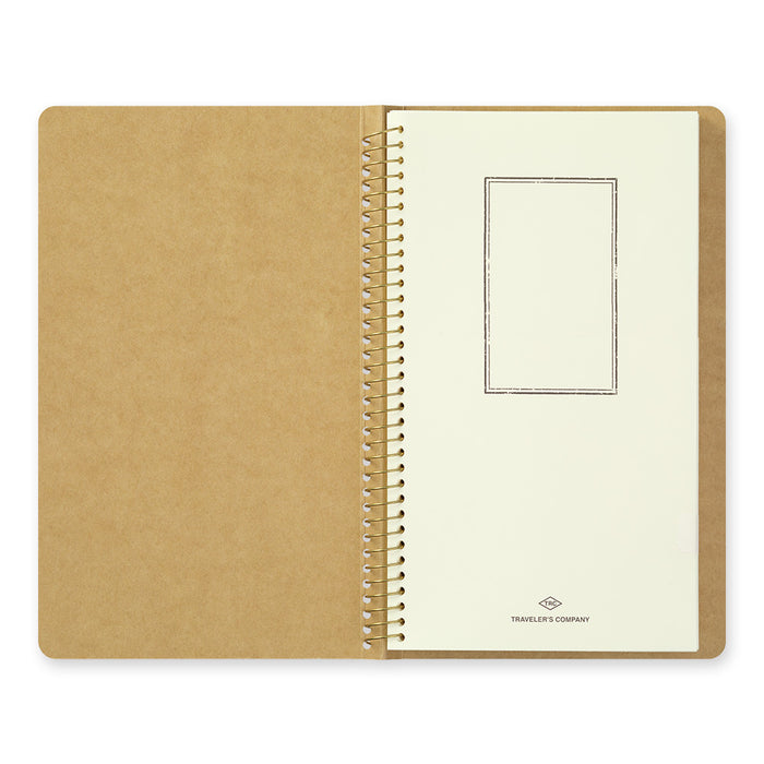 TRAVELER'S Company - Spiral Ring Notebook - Paper Pocket - A5 Slim