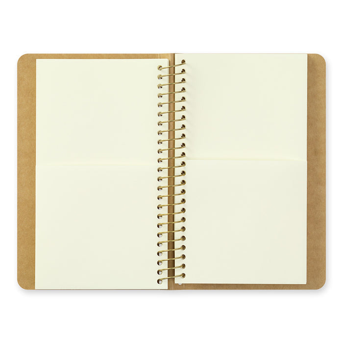TRAVELER'S Company - Spiral Ring Notebook - Paper Pocket - A6 Slim