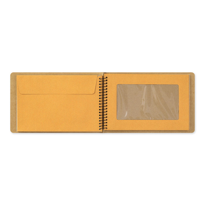 TRAVELER'S Company - Spiral Ring Notebook - Window Envelope - B6