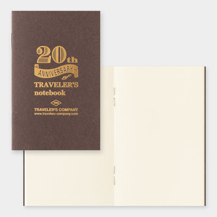 Traveler's Notebook - Card Size - 20th Anniversary Set - Brown