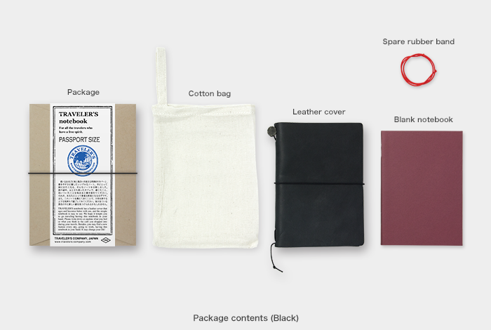 TRAVELER'S Notebook - Passport Size - Black